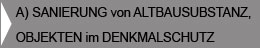 Sanierung von denkmalgeschuetzten Gebaeuden